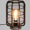 LAMPE BERRY GRIS FONCE H.28CM