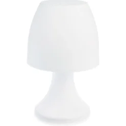 LAMPE BLANC LED MULTICOLORE DOKK H.19.5CM