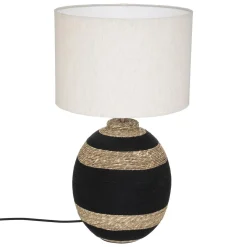 LAMPE BOULE JORIK IVOIRE H.58CM