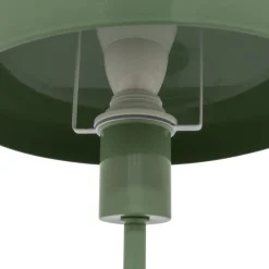 LAMPE CHAMPIGNON SAVIO VERT TILLEUL H.38CM