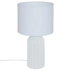 LAMPE CYLD FERNAN BLANC H.50CM