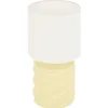 LAMPE CYLD NOLY JAUNE H.27CM