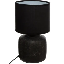 LAMPE CYLD SALTA NOIR H.26.5CM