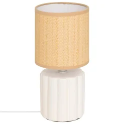 LAMPE CYLINDRE TYLIA NATUREL H.26CM