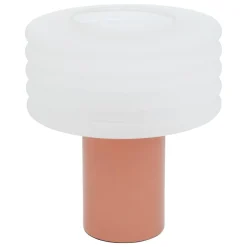 LAMPE CYLINDRE VERRE ASTI BRUN H.36CM