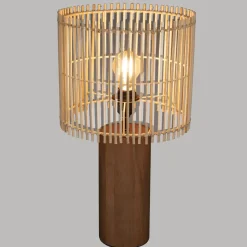 LAMPE DROITE DAVYS NATUREL H.48CM