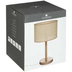 LAMPE DROITE DELLA NATUREL H.42CM