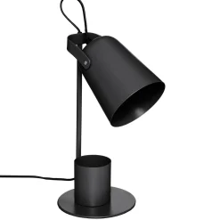 LAMPE DROITE ELIO NOIR H.34CM