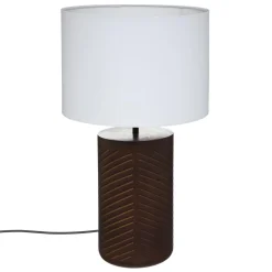 LAMPE DROITE ORIGINES BLANC H.48CM