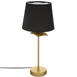 LAMPE DROITE PALMIER DORE H.45.5CM