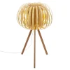 LAMPE EFFET BOIS SIEN H.55CM