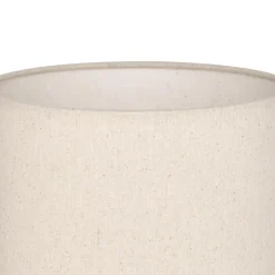 LAMPE 3 GALETS ALITHA BLANC H.42CM