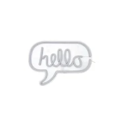 LAMPE HELLO ACRYLIQUE USB