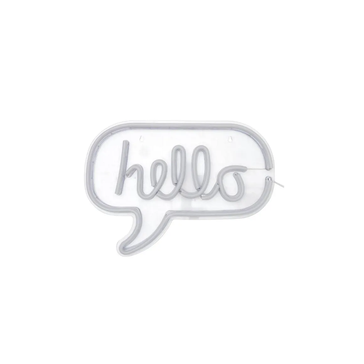 LAMPE HELLO ACRYLIQUE USB