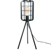 LAMPE INDUSTRIELLE METAL NOIR H.61CM