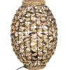 LAMPE JACINTHE NATUREL H.40CM