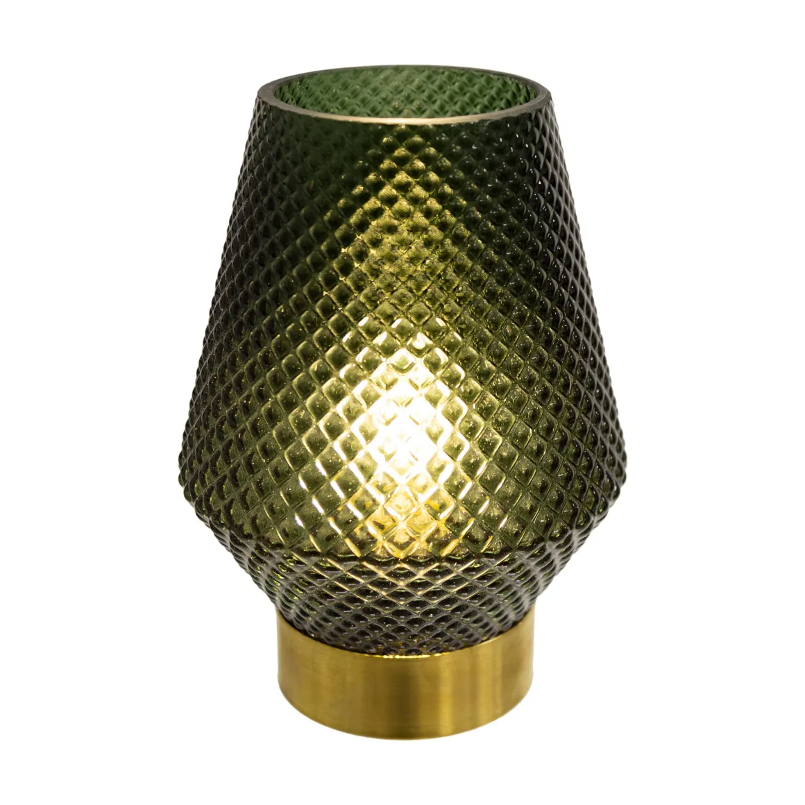 LAMPE LED BASE OR H.17CM