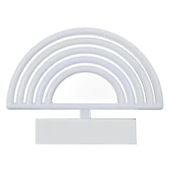 LAMPE LED EFFET NEON ARC EN CIEL PILES