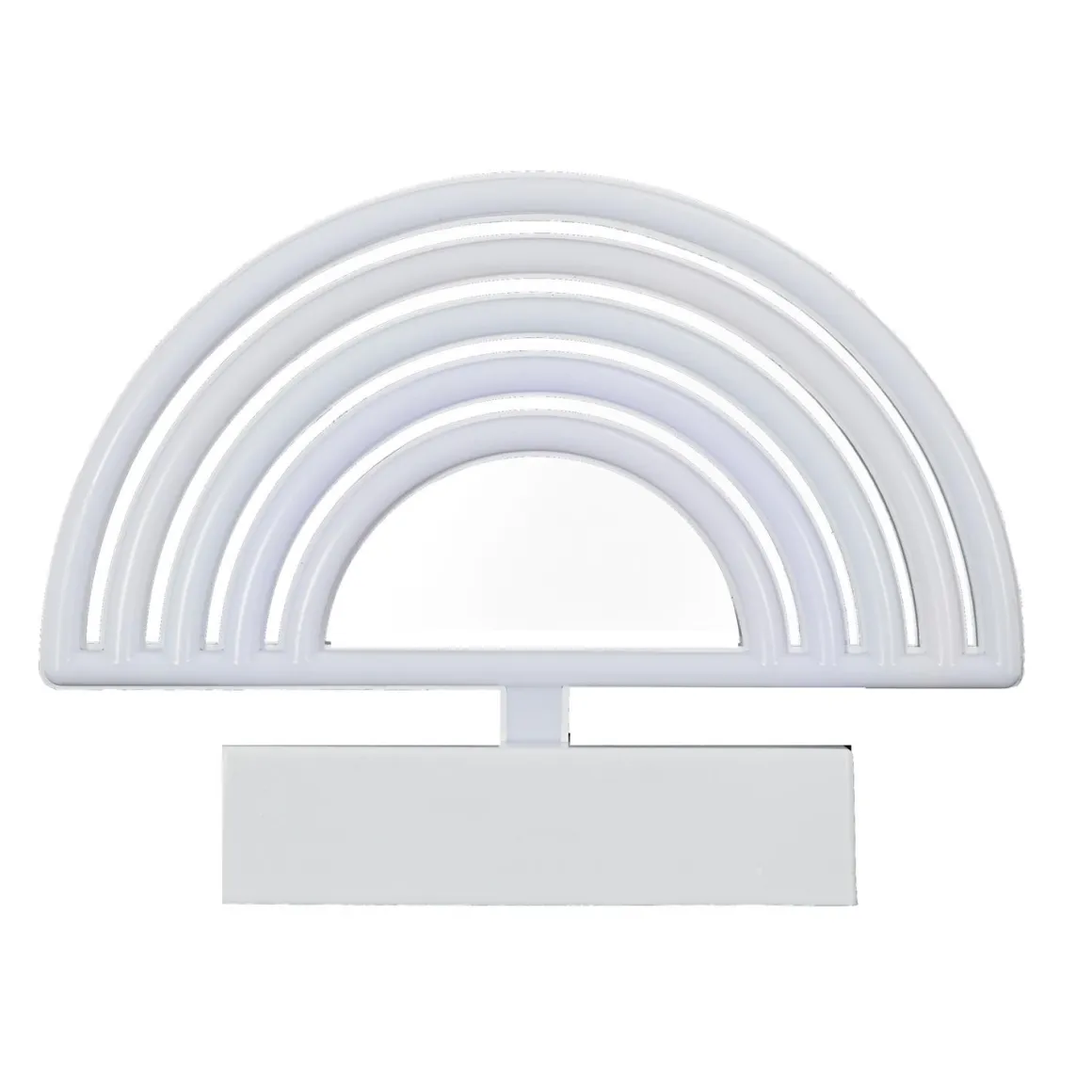 LAMPE LED EFFET NEON ARC EN CIEL PILES