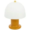 LAMPE LED RICK VERRE JAUNE H.21CM