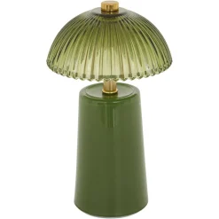 LAMPE LED VERRE OLIE H.19CM