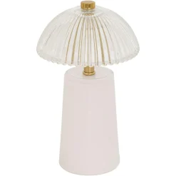 LAMPE LED VERRE OLIE H.19CM