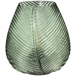 LAMPE LED VERRE PALM H.15CM
