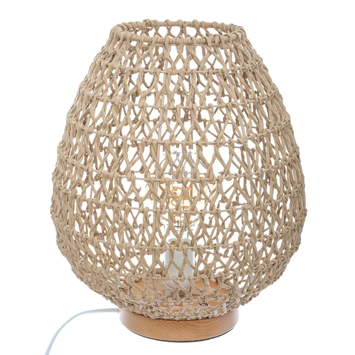 LAMPE METAL ET PAPIER ETEL H.35.5CM