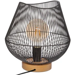 LAMPE METAL FIL NOIR JENA H.28CM