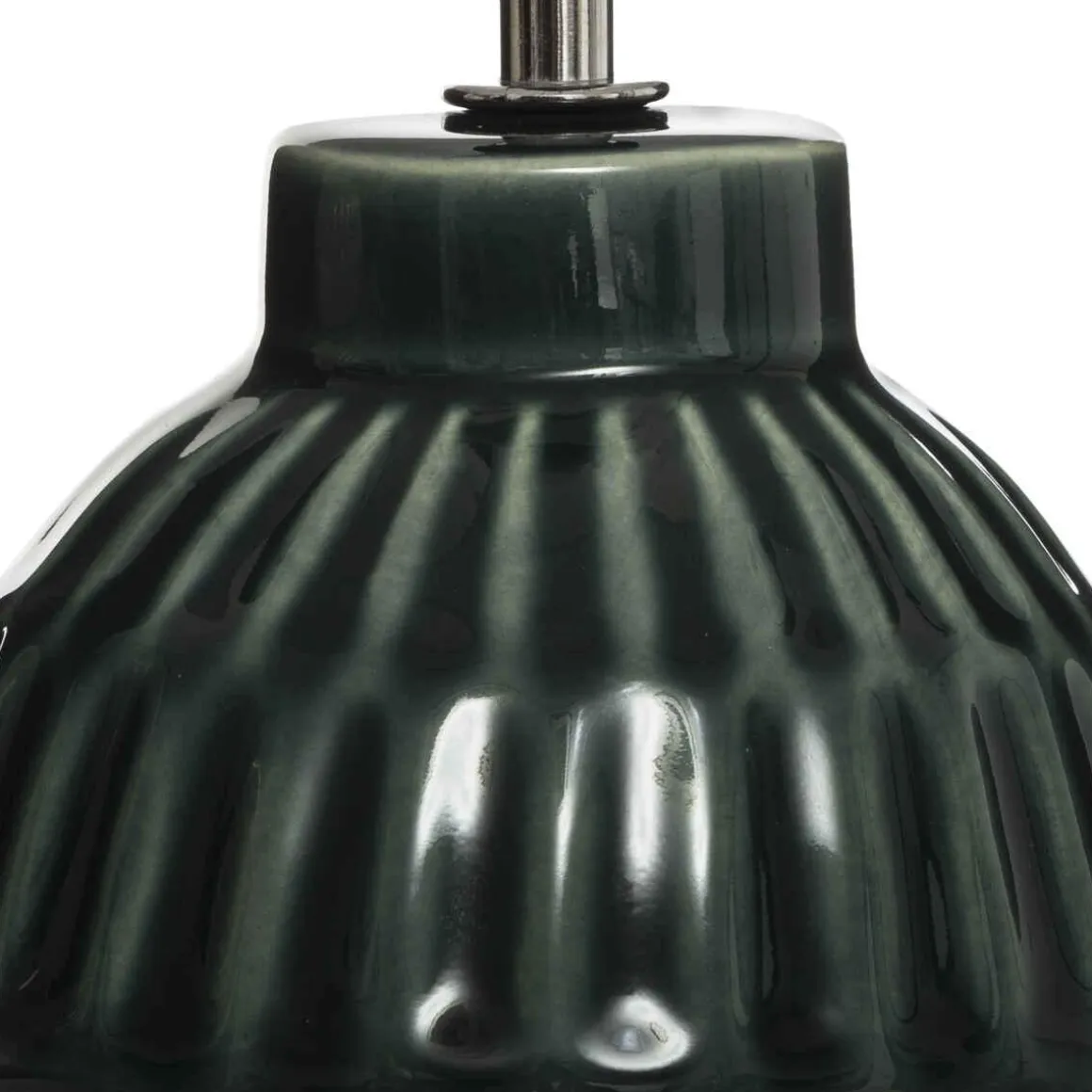 LAMPE PATY VERT CEDRE H.28CM