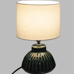LAMPE PATY VERT CEDRE H.28CM