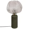 LAMPE PHYLAS CERAMIQUE VERT D.27.5X45.5CM