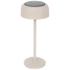 LAMPE SOLAIRE BOLTY RECHARGEABLE USBC ARGILE H.30CM