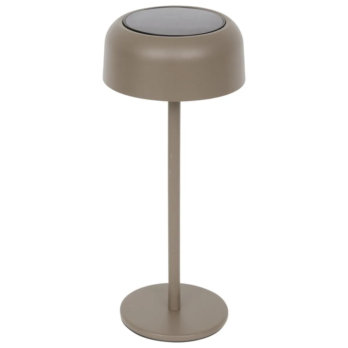 LAMPE SOLAIRE BOLTY RECHARGEABLE USBC CAFE H.30CM
