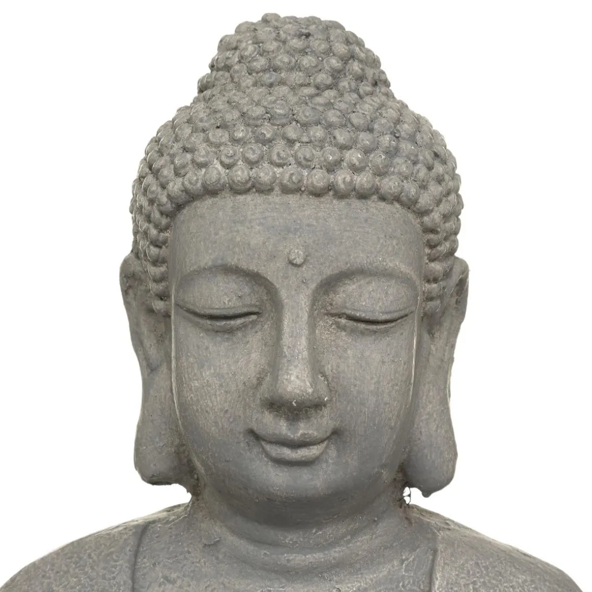 LAMPE SOLAIRE BOUDDHA ARDOISE H.43CM