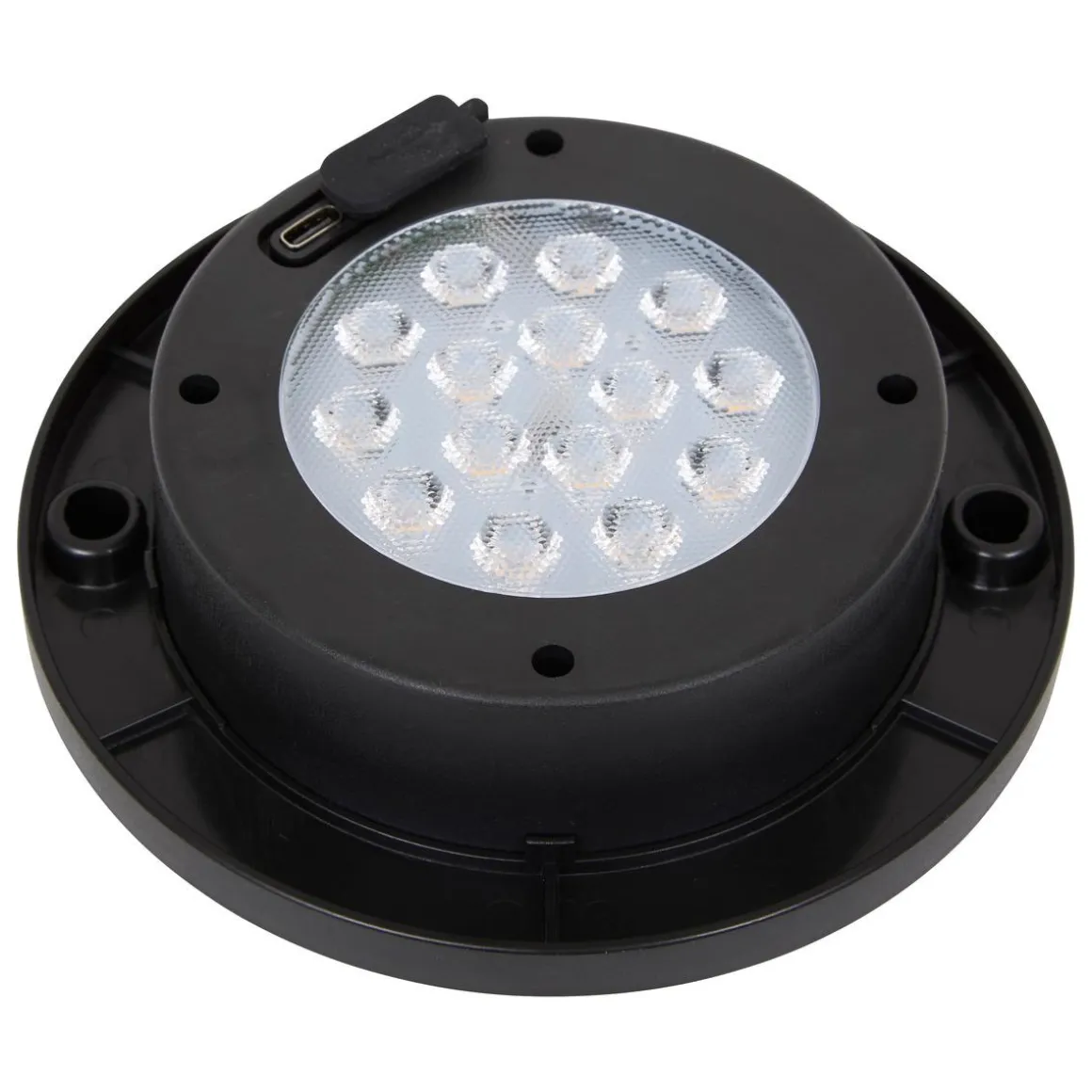 LAMPE SOLAIRE LINY RECHARGEABLE USBC GRIS H.31CM