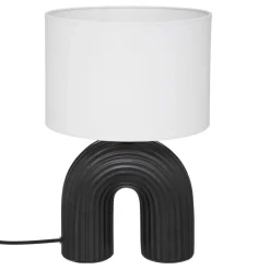 LAMPE SUR PIED EIDEL NOIR H.40.5CM