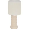 LAMPE SUR PIED VINAS CREME H.33CM