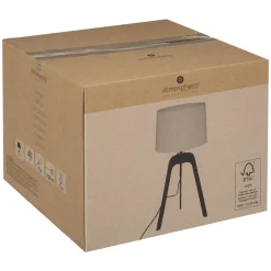 LAMPE TREPIED ORIGINES BLANC H.58.5CM