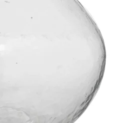 LAMPE VERRE TRANSPARENT MELLY IVOIRE H.60CM