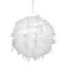 LANTERNE BOULE PLUME HIVER D.35CM