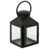 LANTERNE METAL WINY NOIR H.17CM