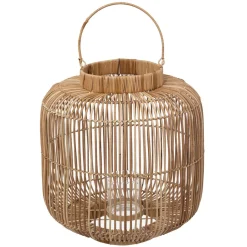 LANTERNE ROTIN ALICANTE D.43X40CM