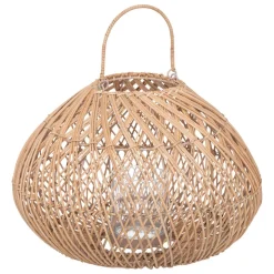 LANTERNE ROTIN LOUR H.27CM