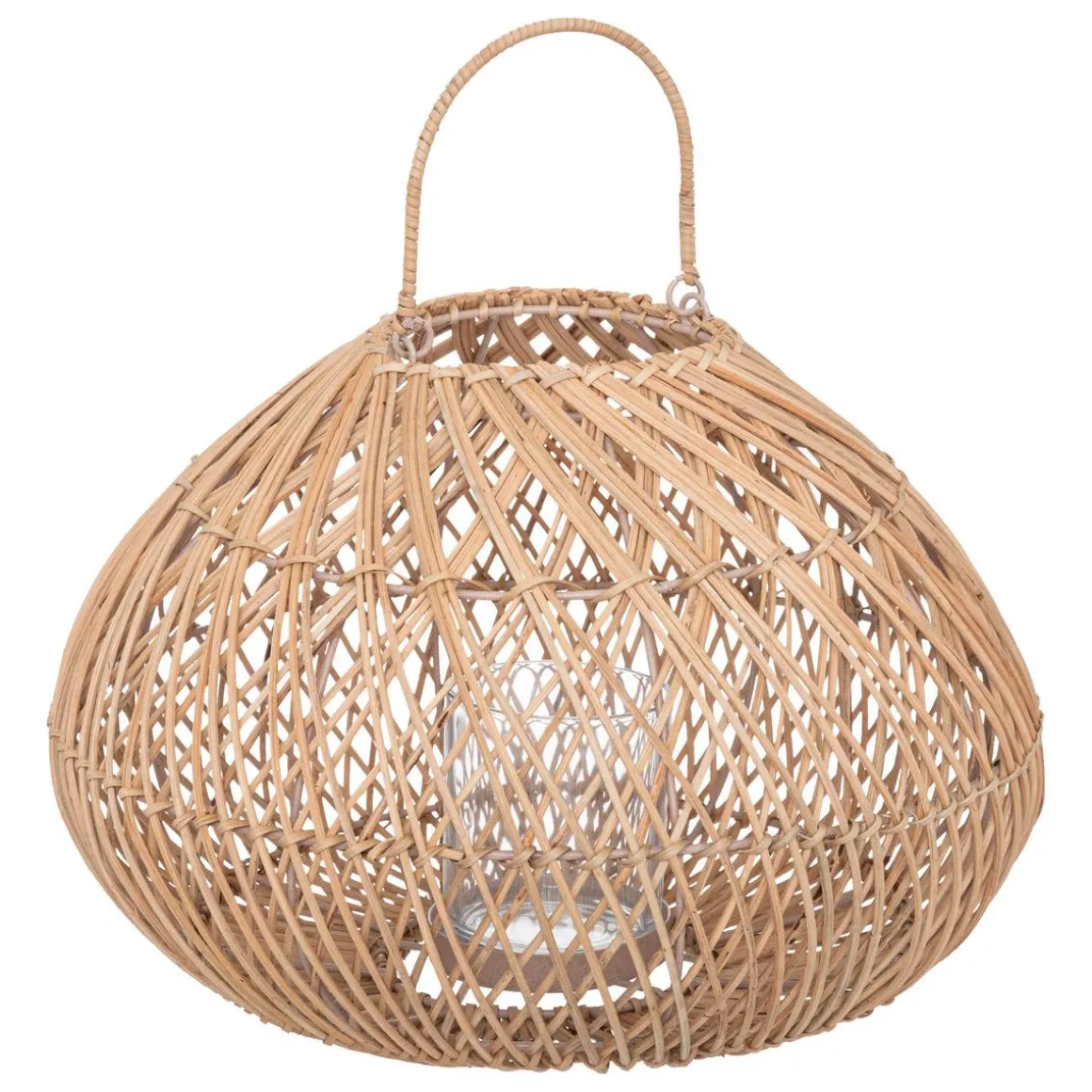 LANTERNE ROTIN LOUR H.27CM