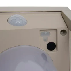LANTERNE SOLAIRE PIKY ARGILE H.40CM