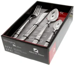 LISA MENAGERE 24 PIECES INOX