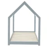 LIT ENFANT CABANE TINY PIN GRIS SOMMIER 90X190CM