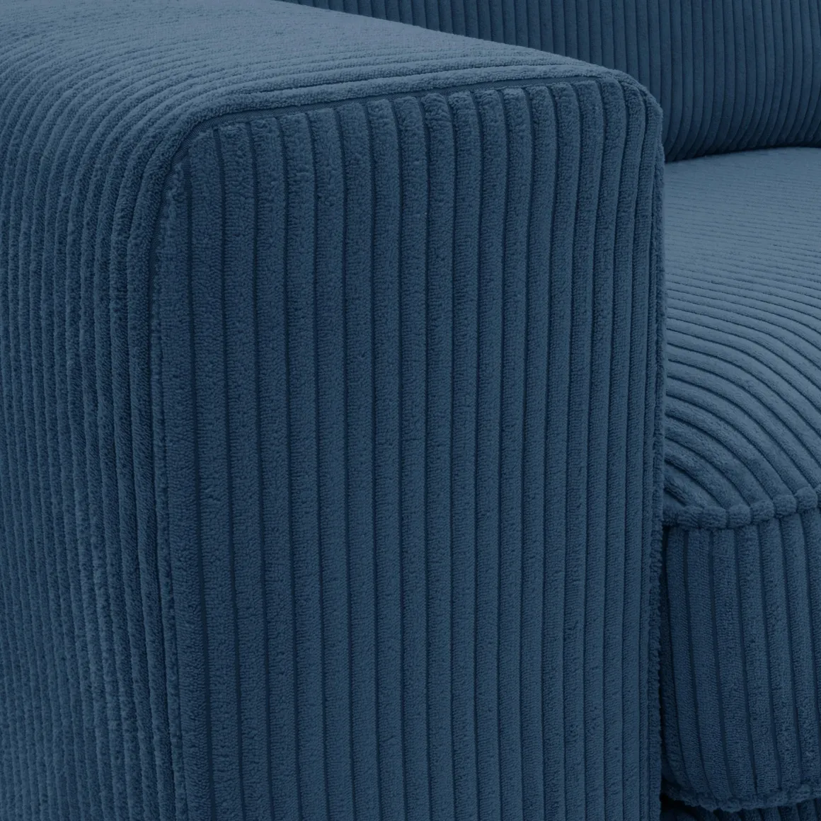 LIVIA CANAPE 2 PLACES BLEU POSO 05