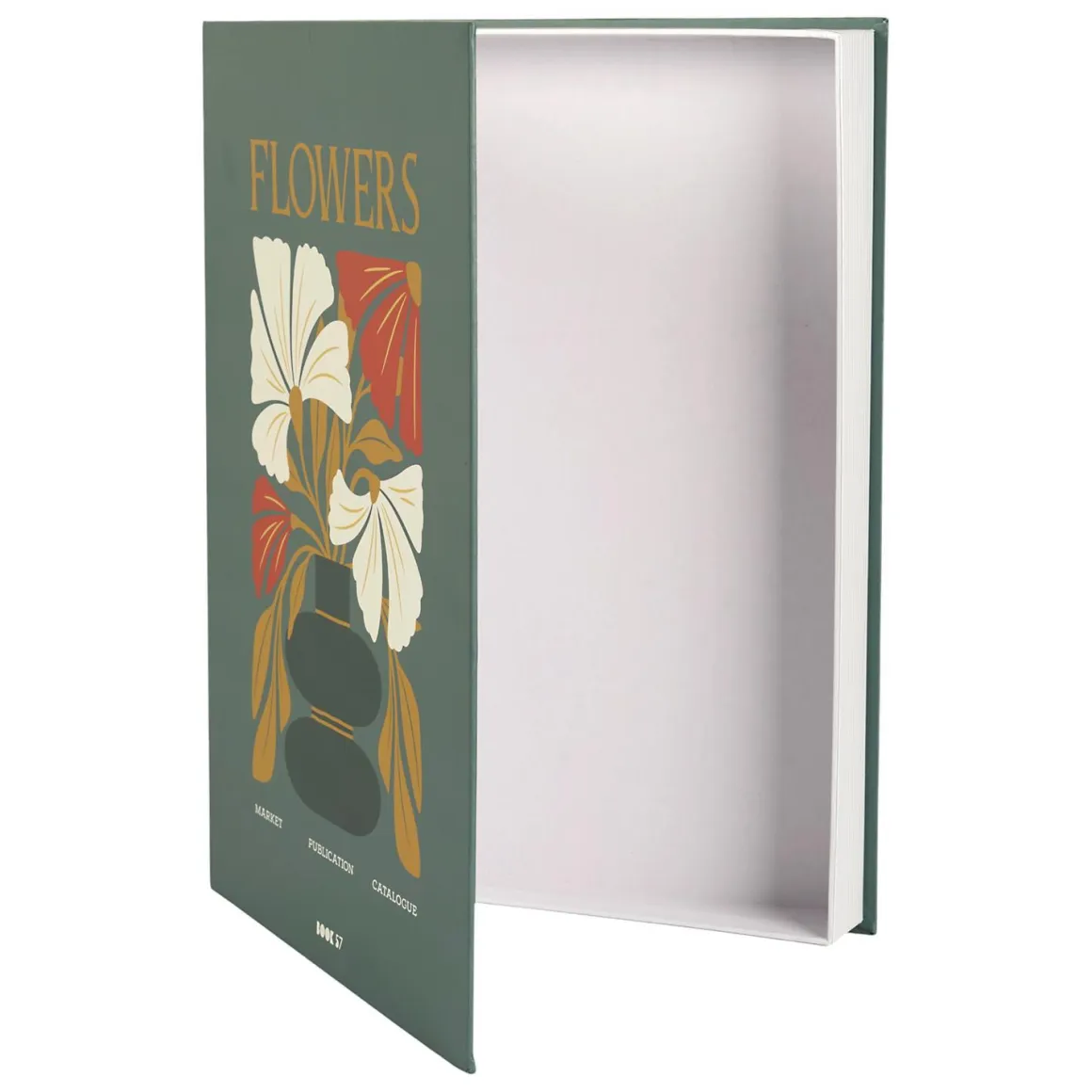 LIVRE RANGEMENT DECO BEAUTY ET FLOWERS 33X25CM